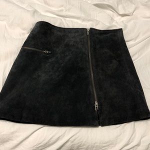 Blanknyc suede skirt